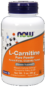 L-Carnitine Pure Powder (3 oz.) NOW Foods